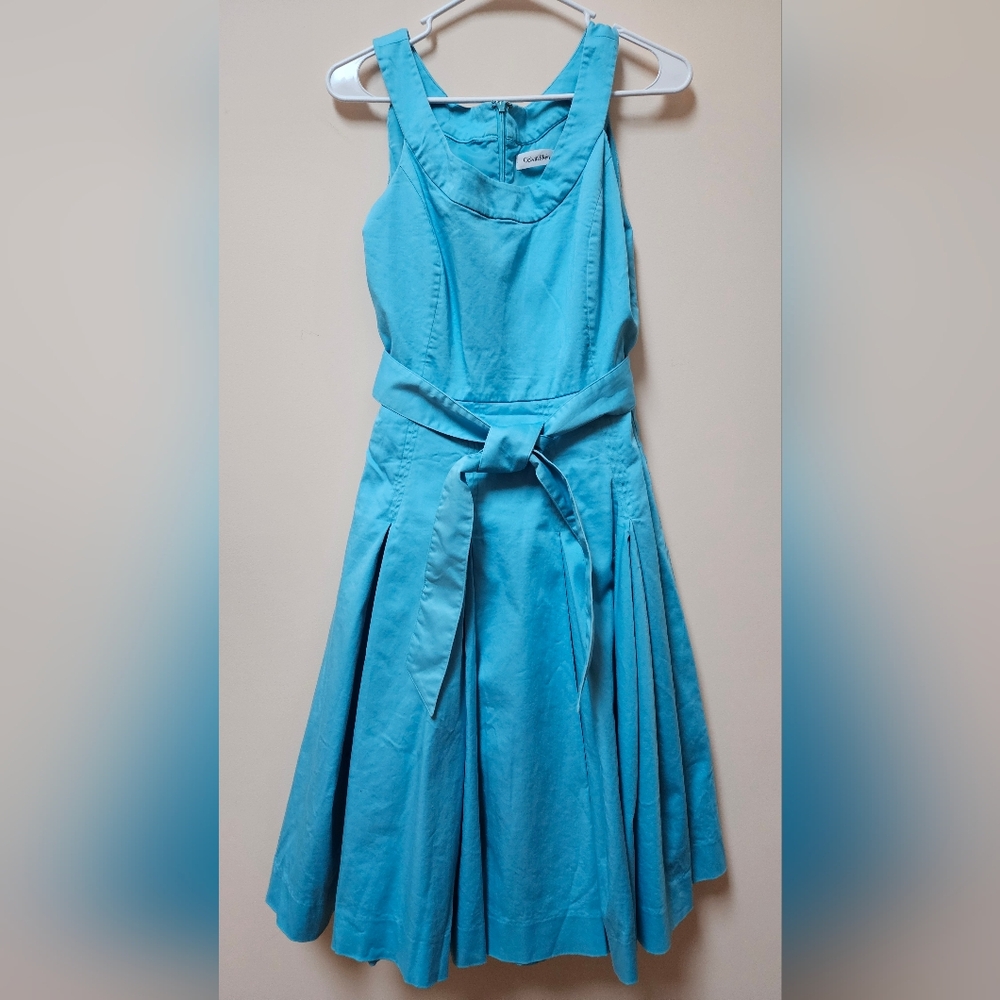 Calvin Klein Aqua Midi Dress